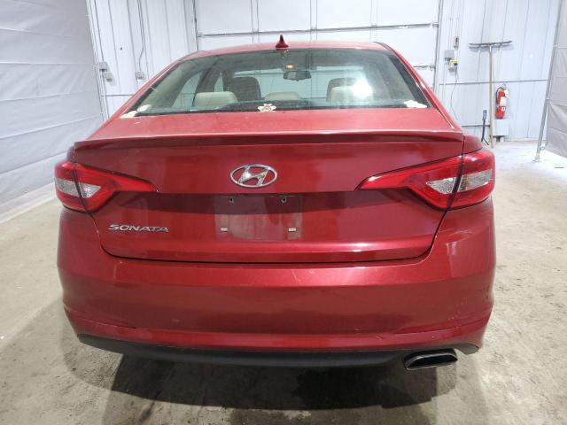  HYUNDAI SONATA 2017 Красный