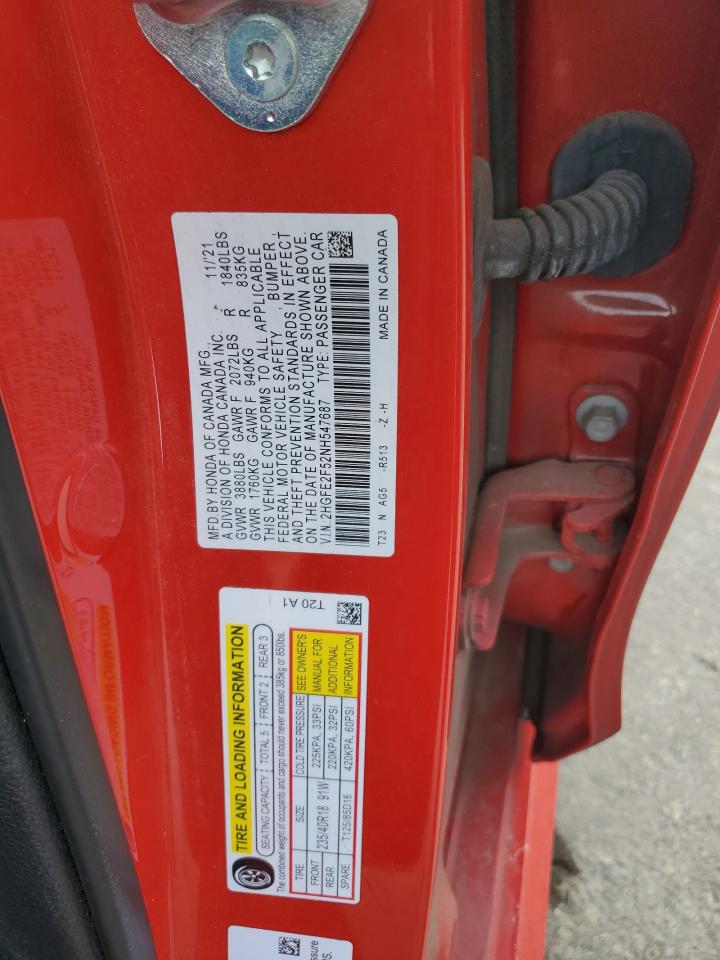 2022 Honda Civic - Image 12