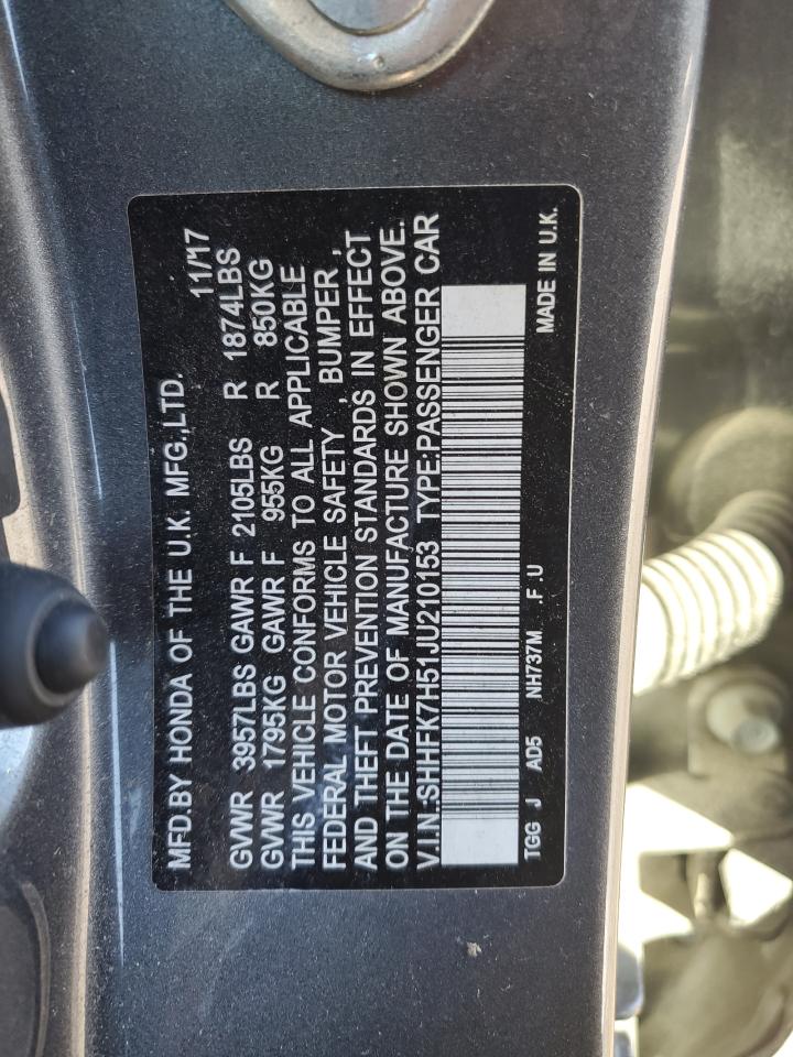 2018 Honda Civic - Image 13