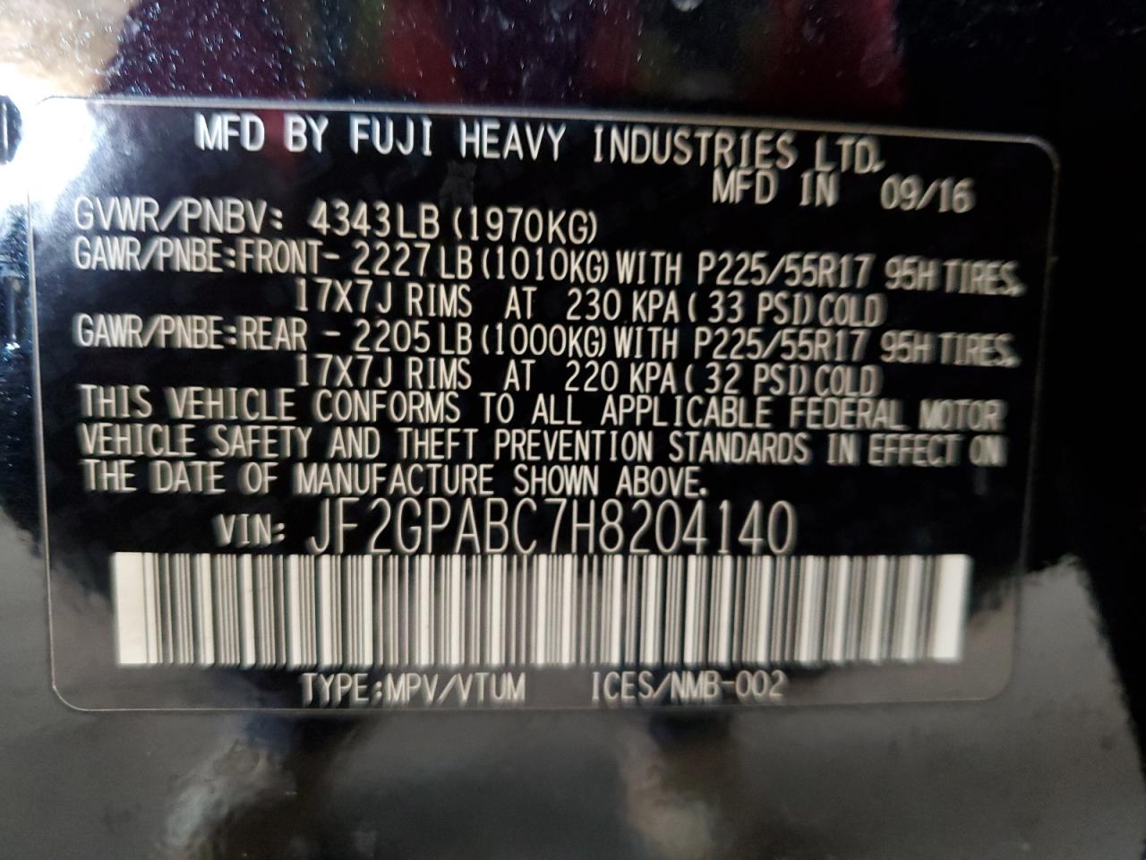 2017 Subaru XV - Image 12