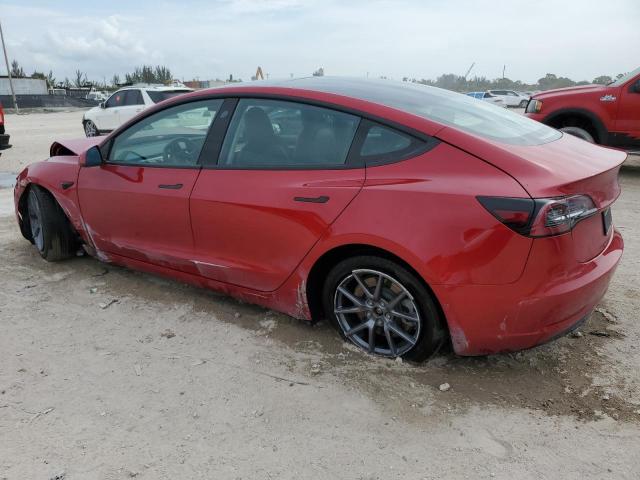  TESLA MODEL 3 2022 Czerwony