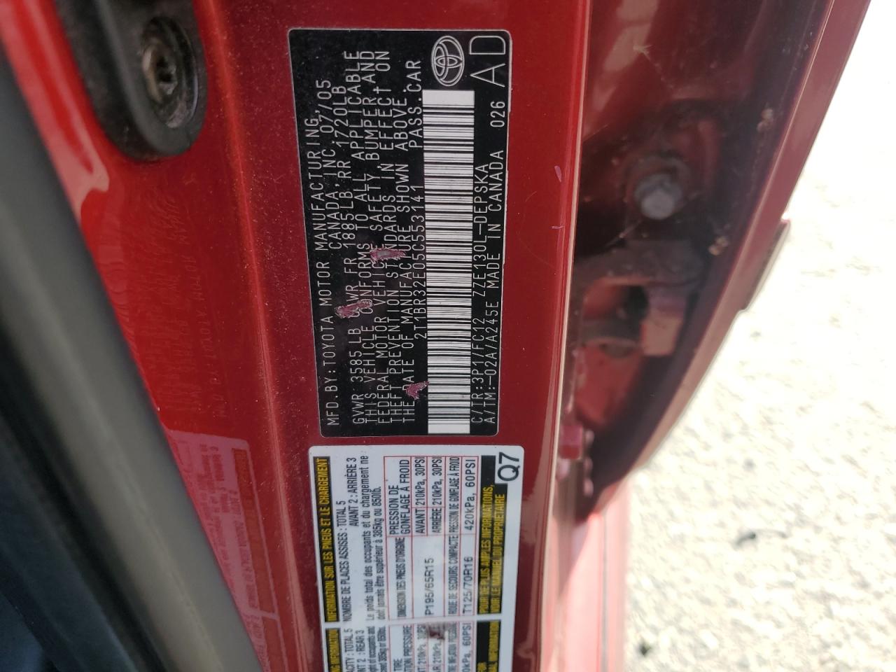 2005 Toyota Corolla - Image 12