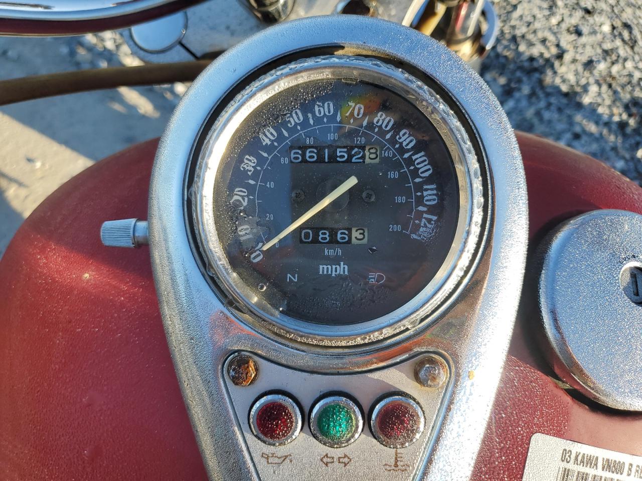 2003 Kawasaki Vn800 B VIN: JKBVNCB143B518044 Lot: 48654665