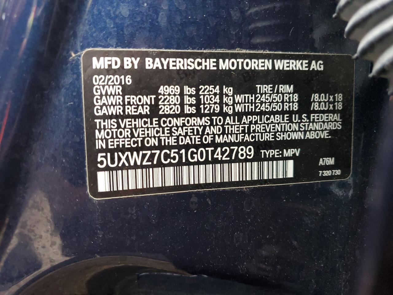 2016 BMW X3 - Image 14