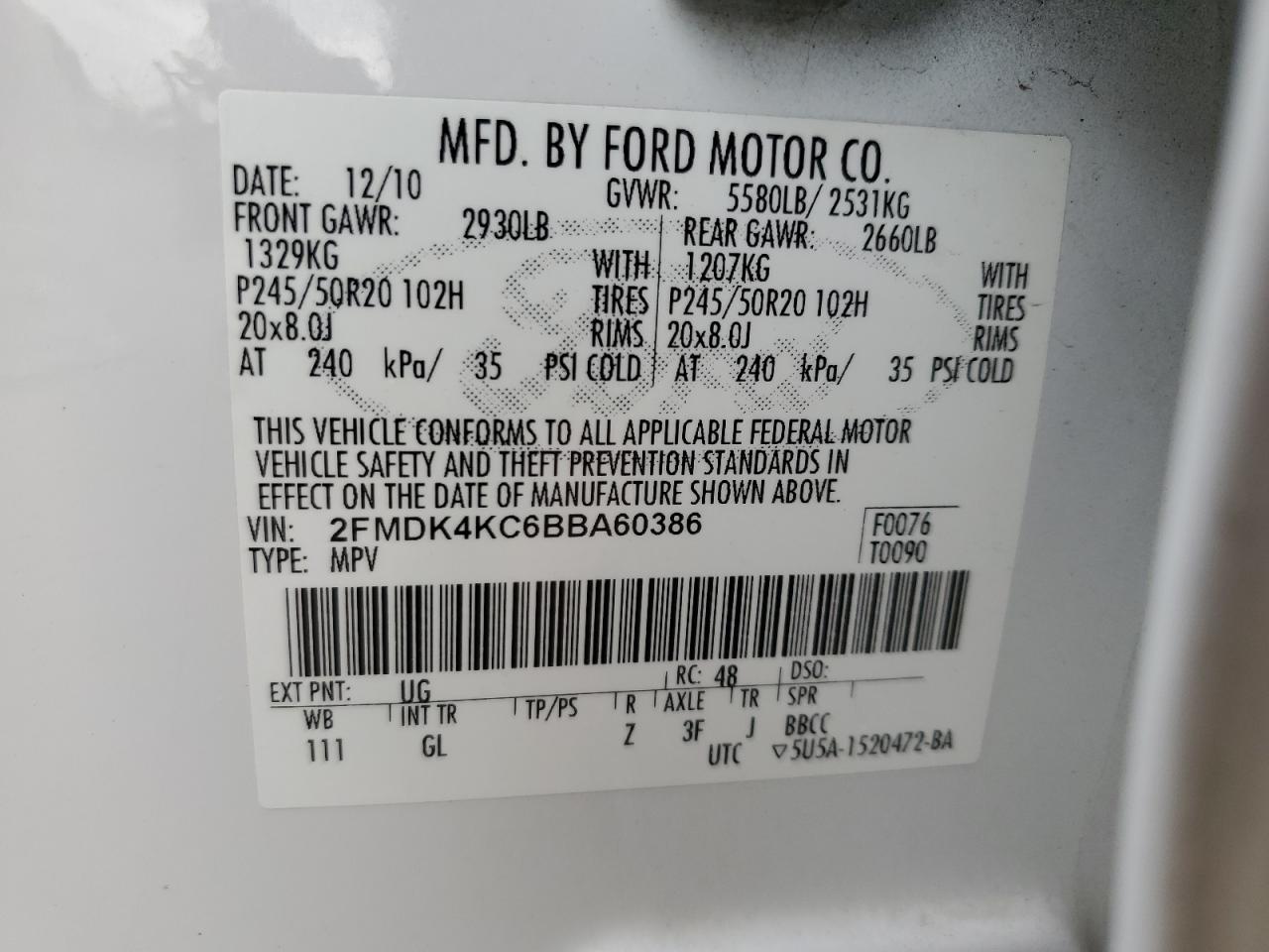 2011 Ford Edge - Image 13