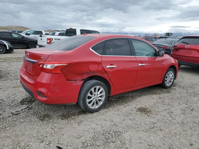  NISSAN SENTRA 2018 Червоний
