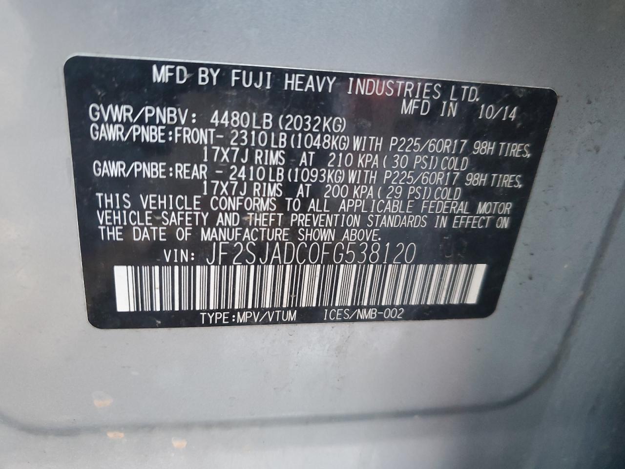 2015 Subaru Forester - Image 12