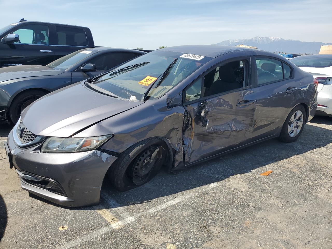 2015 Honda Civic Lx na sprzedaż w Colton, CA - All Over