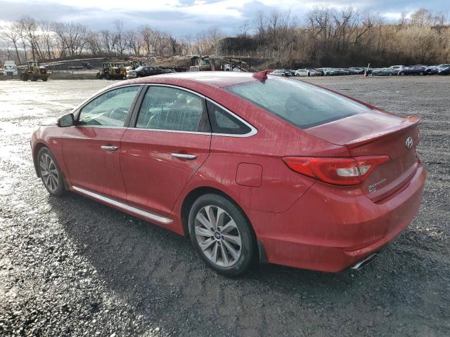  HYUNDAI SONATA 2017 Red
