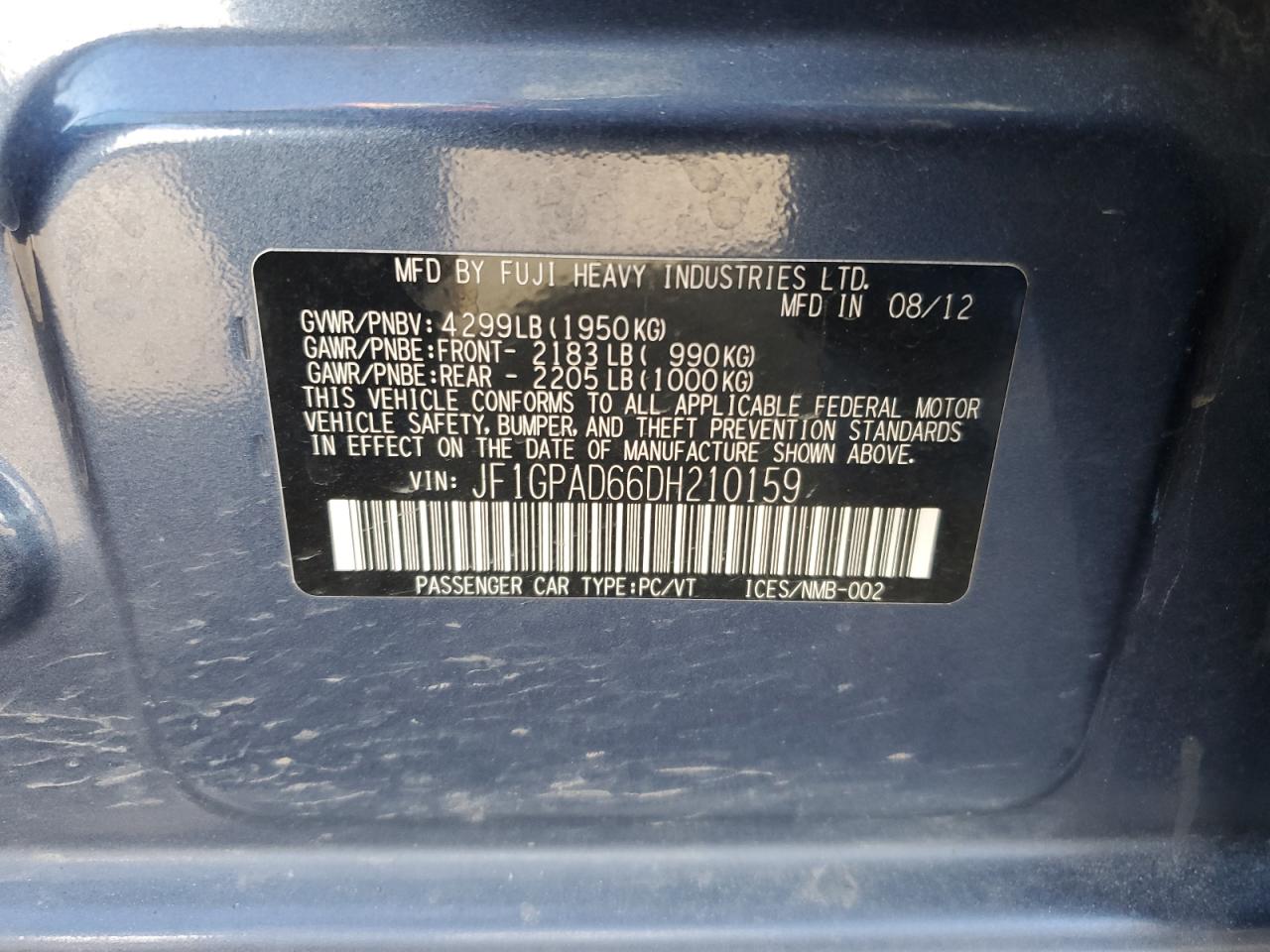 2013 Subaru Impreza - Image 12