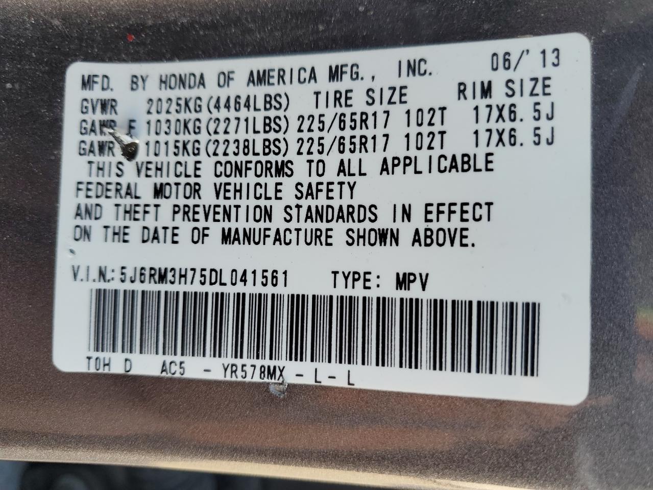 2013 Honda CR-V - Image 13