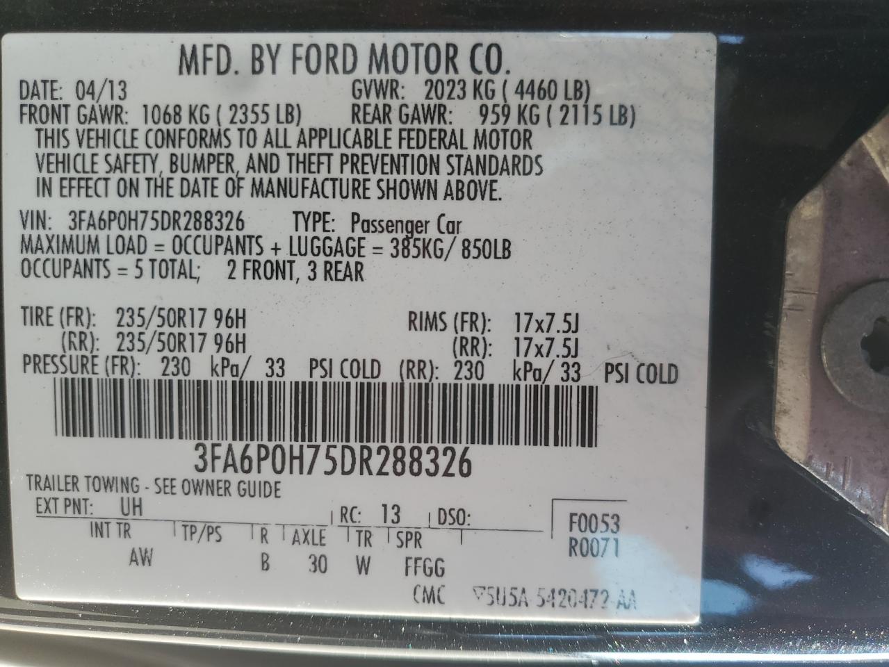 2013 Ford Fusion - Image 14