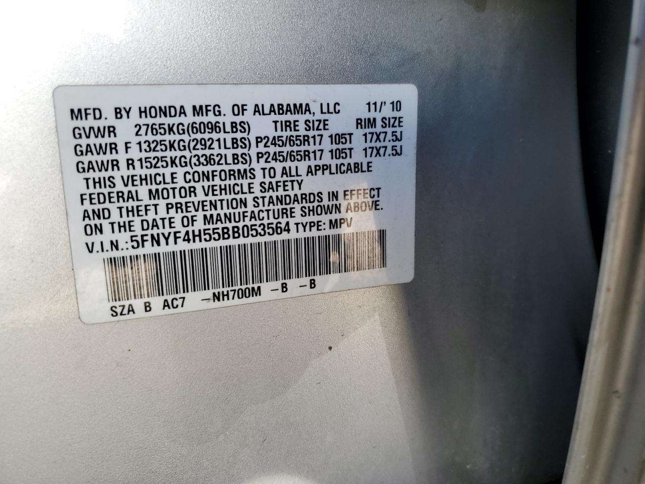 2011 Honda Pilot - Image 13