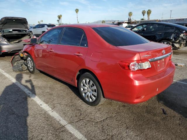  TOYOTA COROLLA 2013 Красный