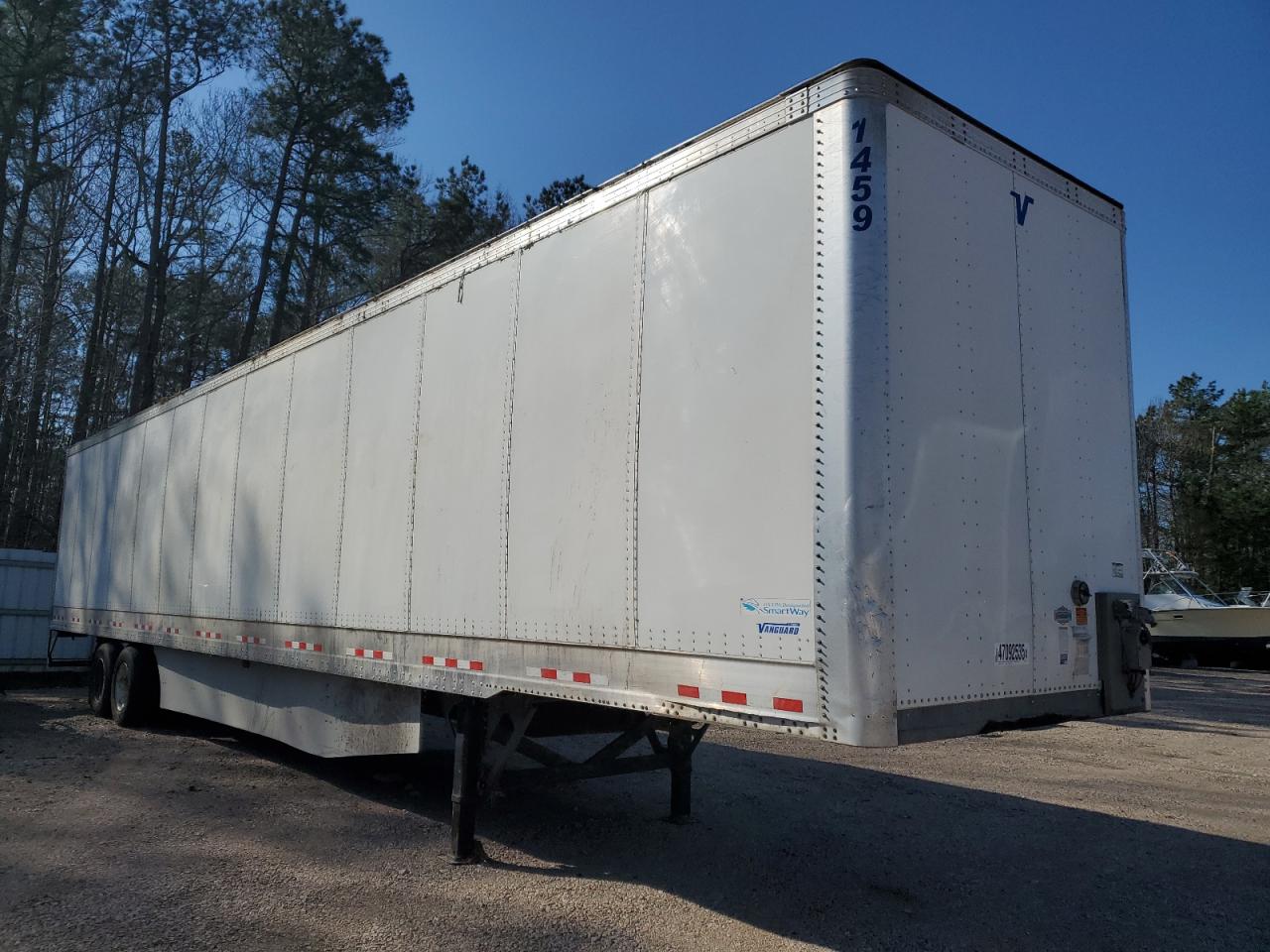 2022 Vanguard Dry Van Trailer за продажба в Charles City, VA - Rollover