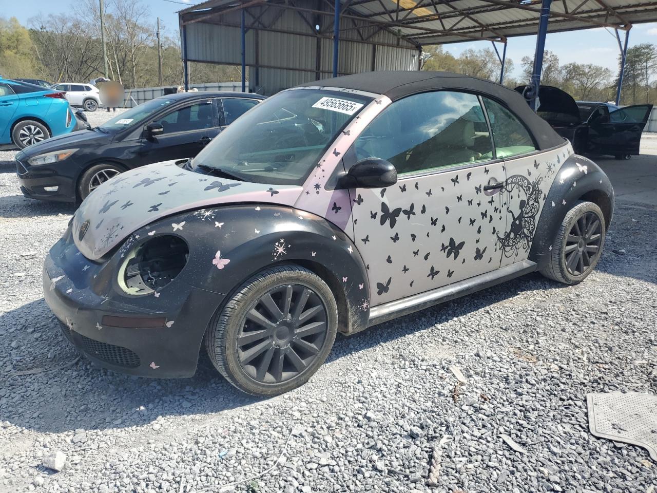 2008 Volkswagen New Beetle Convertible Se de vânzare în Cartersville, GA - Front End