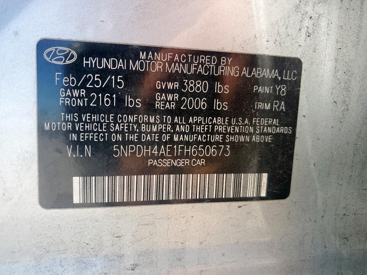 2015 Hyundai Elantra - Image 13