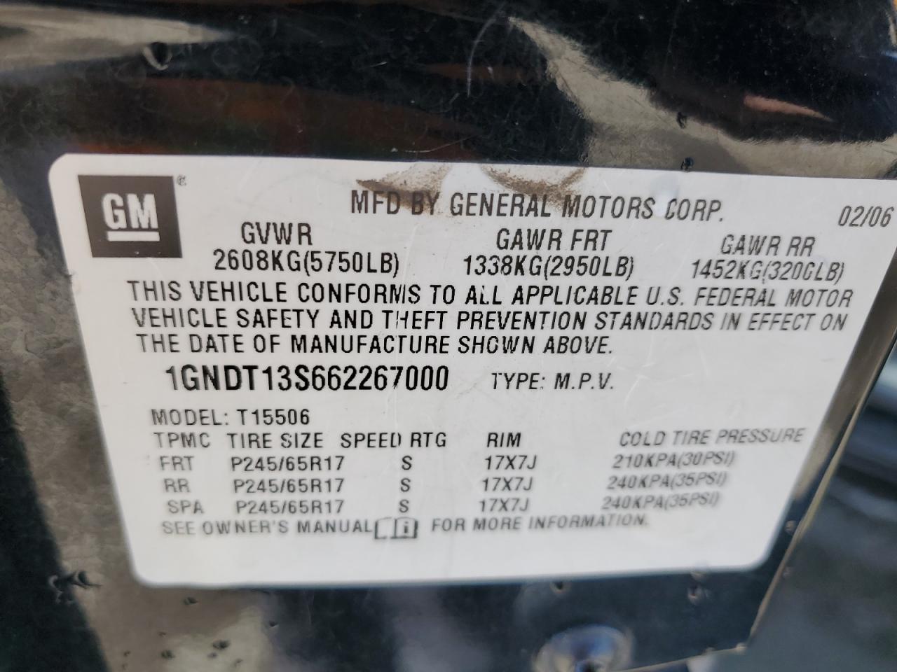 2006 Chevrolet TrailBlazer - Image 14