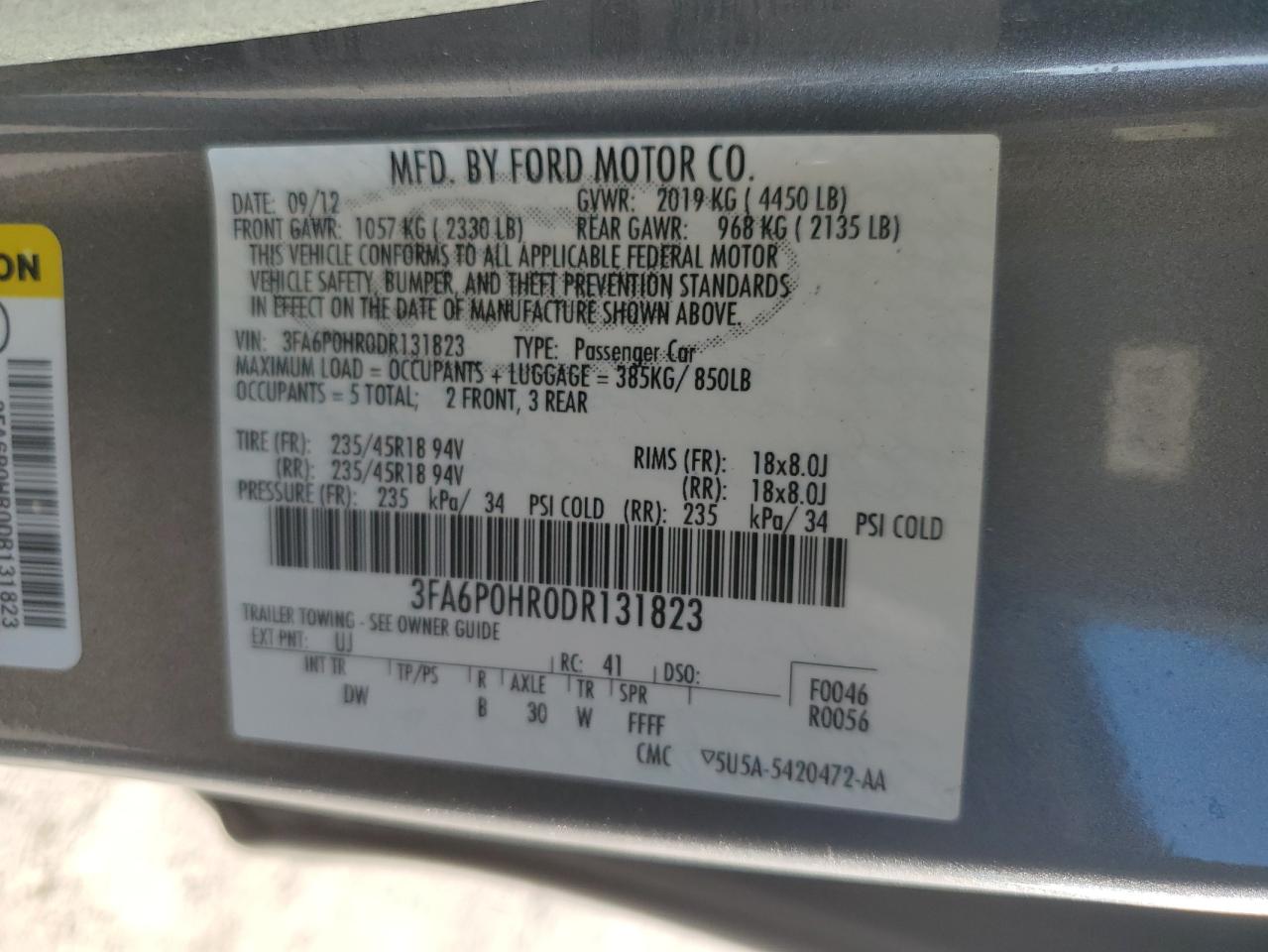 2013 Ford Fusion - Image 13