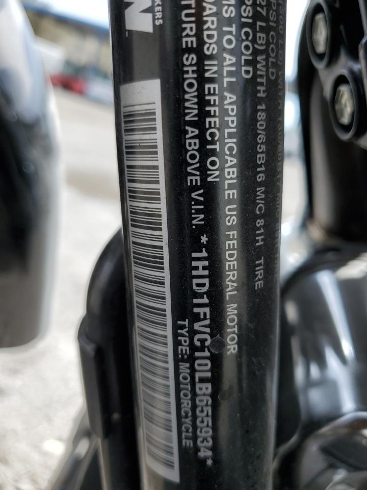 2020 Harley-Davidson Flht VIN: 1HD1FVC10LB655934 Lot: 50255695