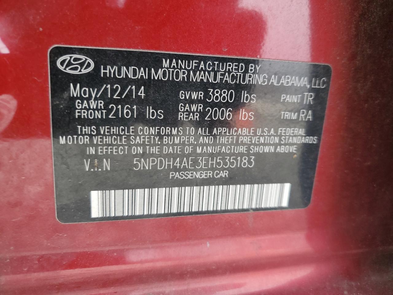 2014 Hyundai Elantra - Image 12