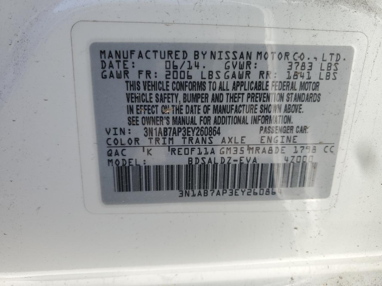 2014 Nissan Sentra - Image 12