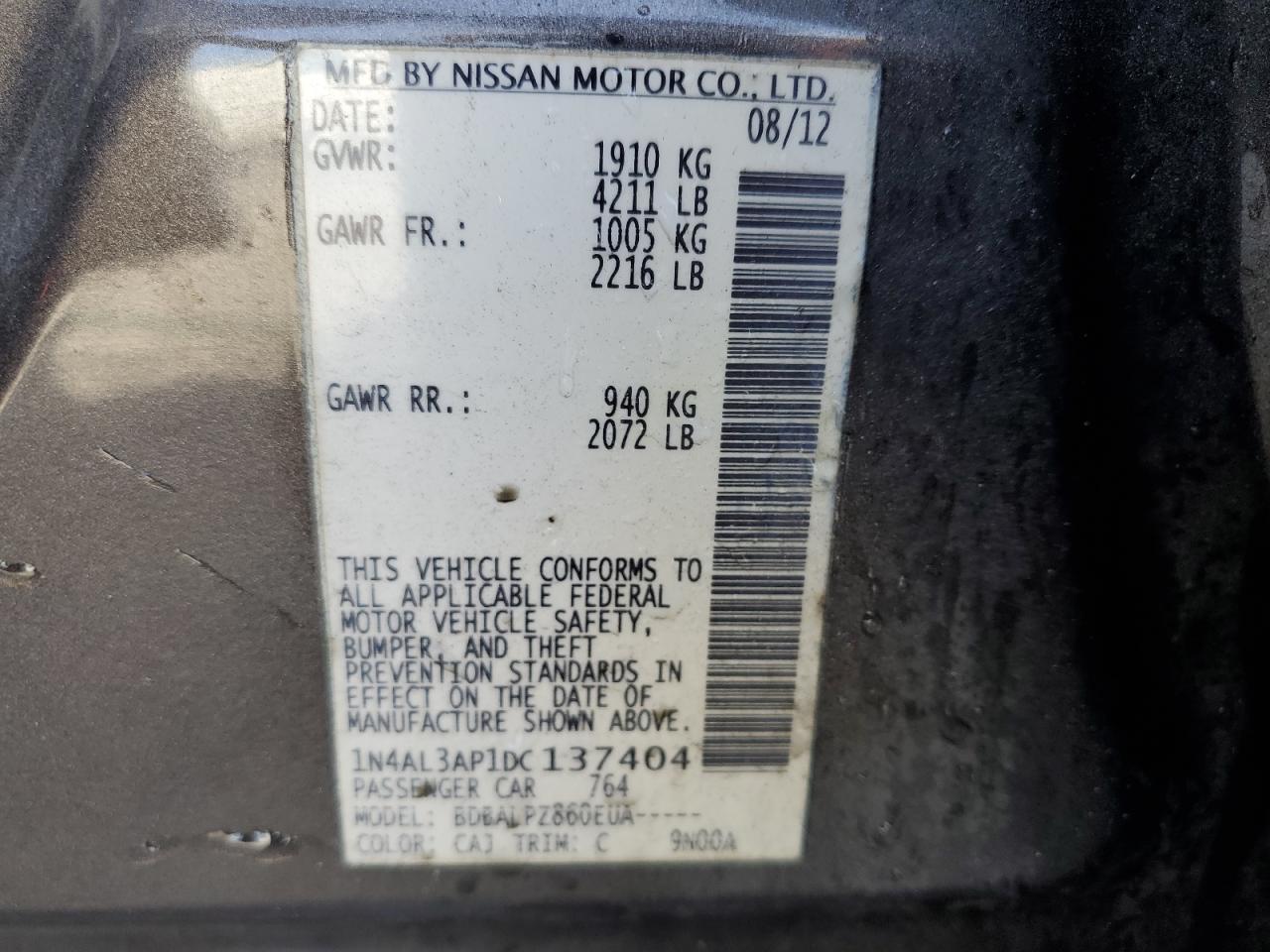 2013 Nissan Altima - Image 12