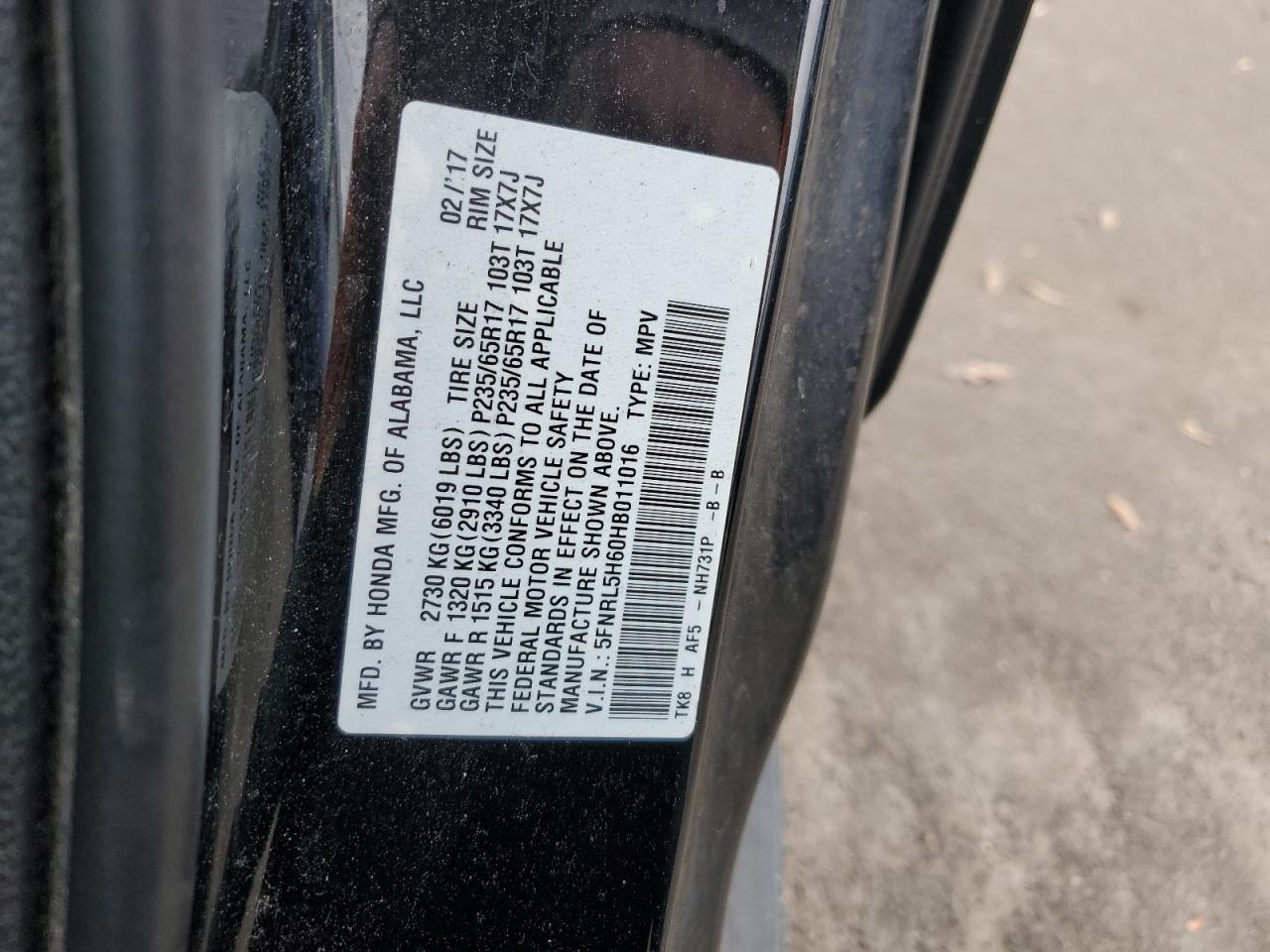 2017 Honda Odyssey - Image 14