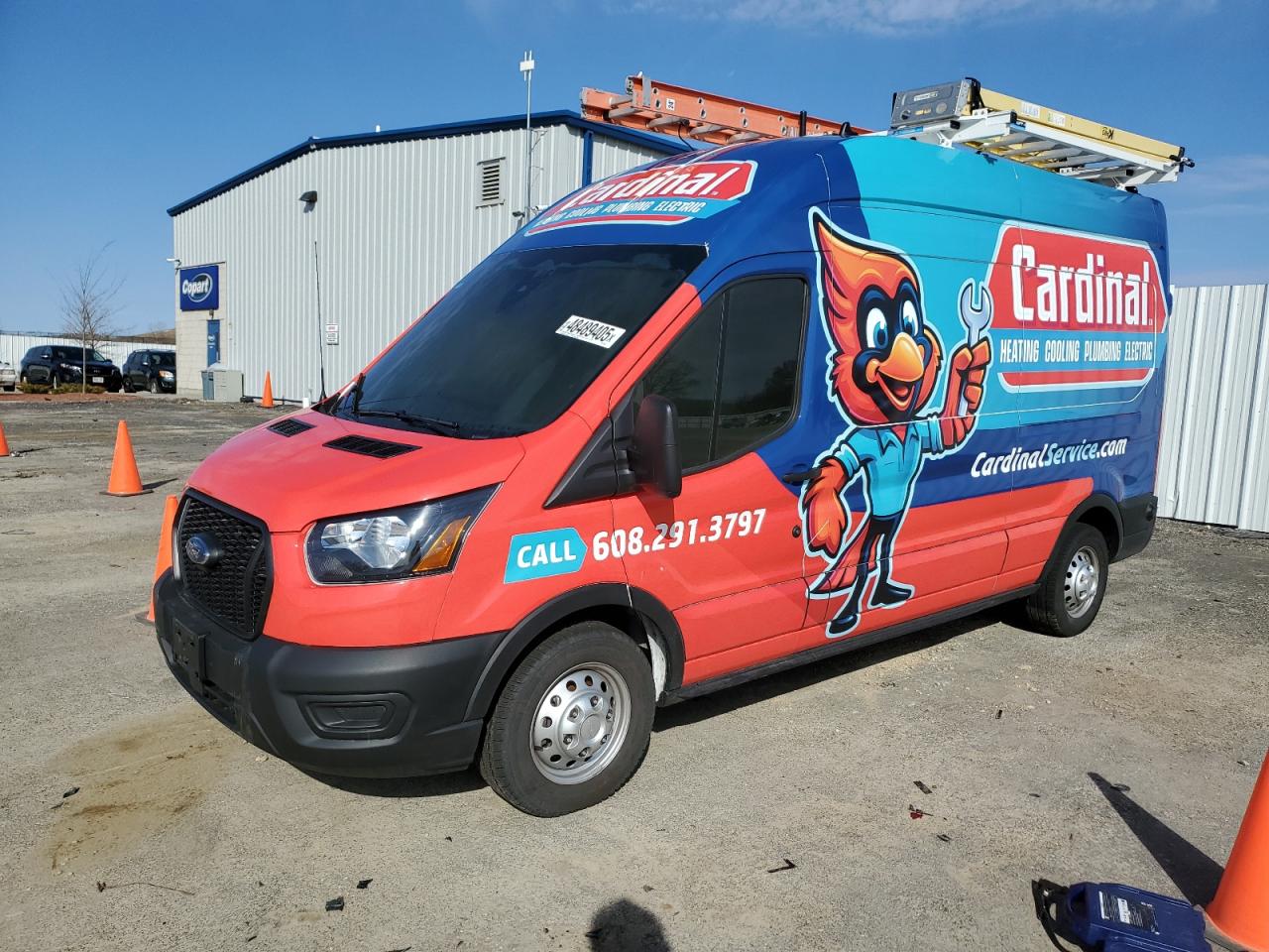 2024 Ford Transit T-350 en Venta en Mcfarland, WI - Burn - Interior