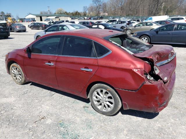  NISSAN SENTRA 2018 Красный