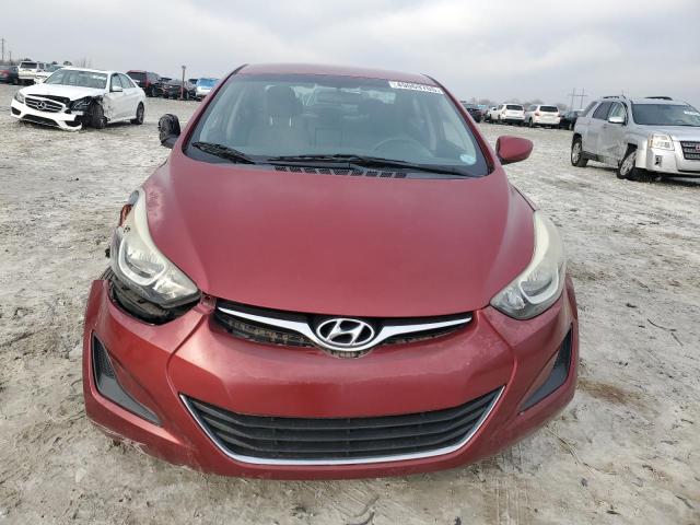 Sedans HYUNDAI ELANTRA 2016 Red