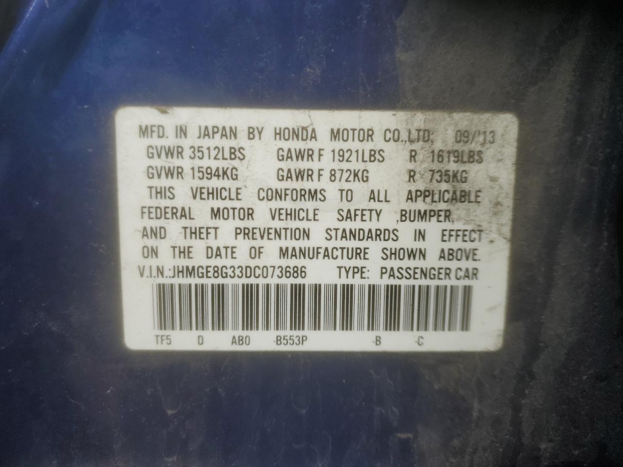 2013 Honda Fit - Image 15