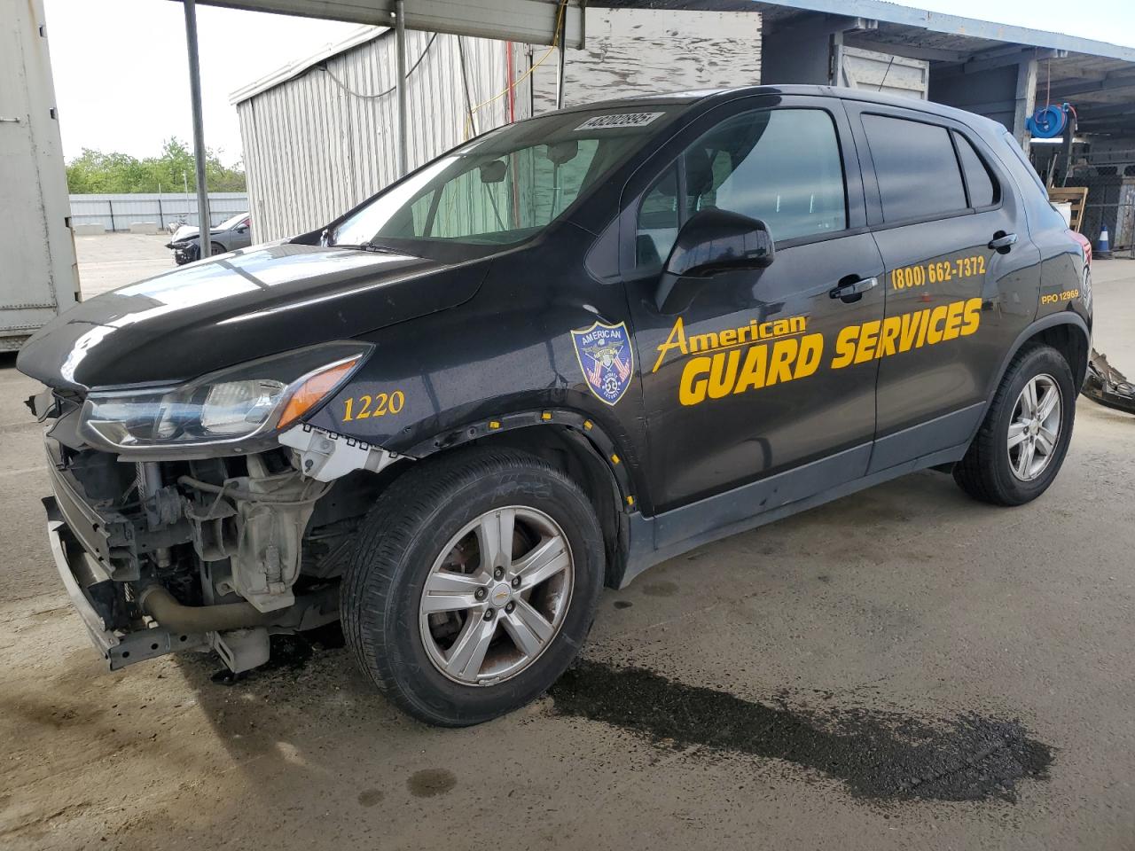 2020 Chevrolet Trax Ls იყიდება Fresno-ში, CA - Front End