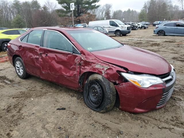  TOYOTA CAMRY 2017 Red