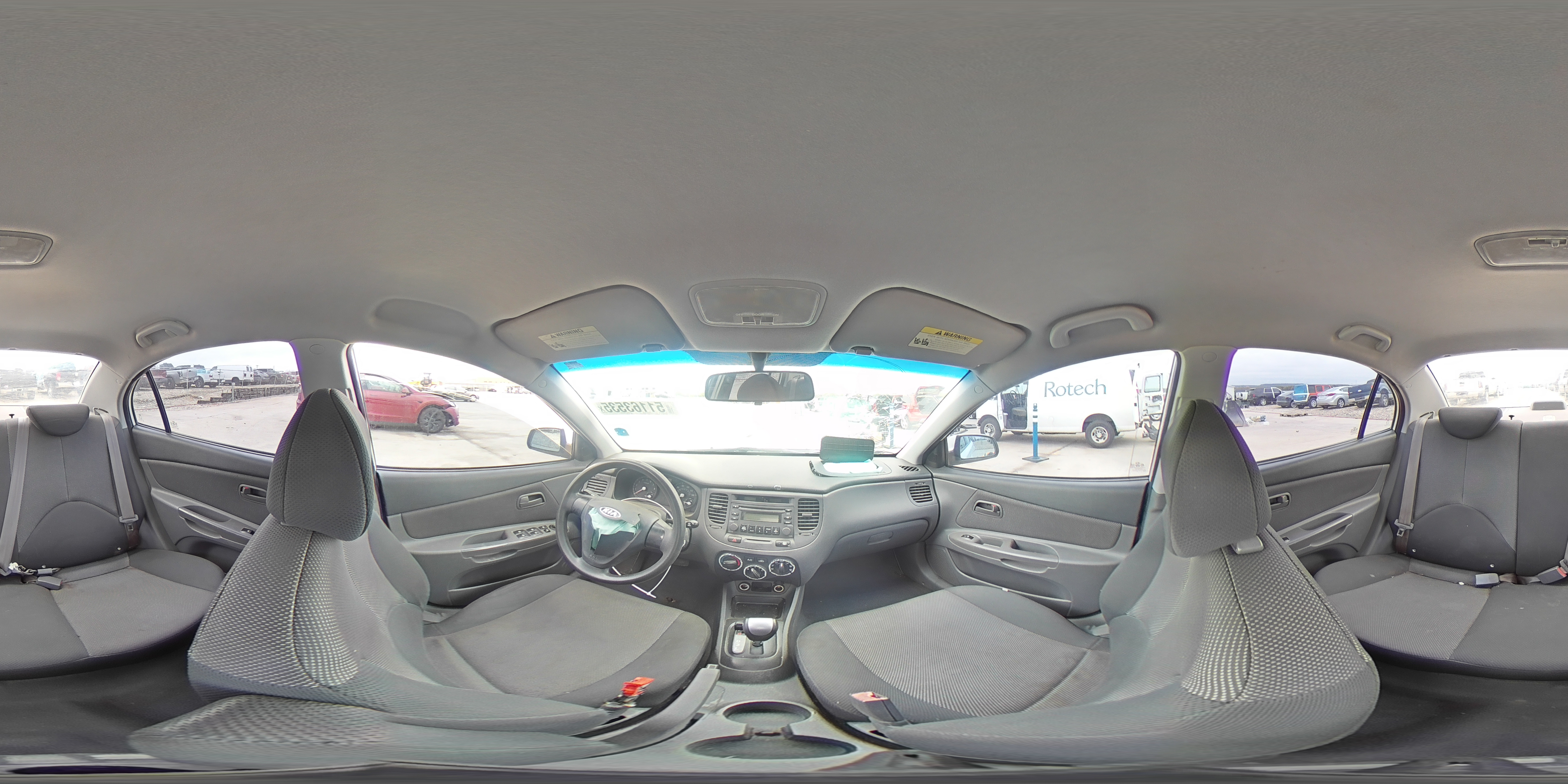 2007 Kia Rio Base VIN: KNADE123376221385 Lot: 51163535