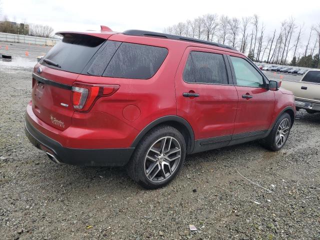  FORD EXPLORER 2017 Czerwony