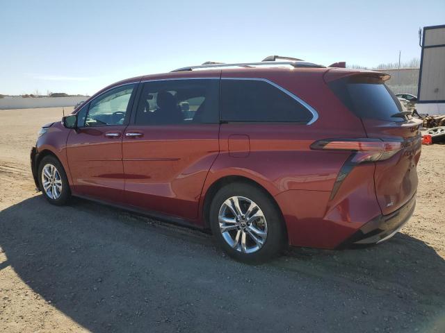  TOYOTA SIENNA 2023 Червоний