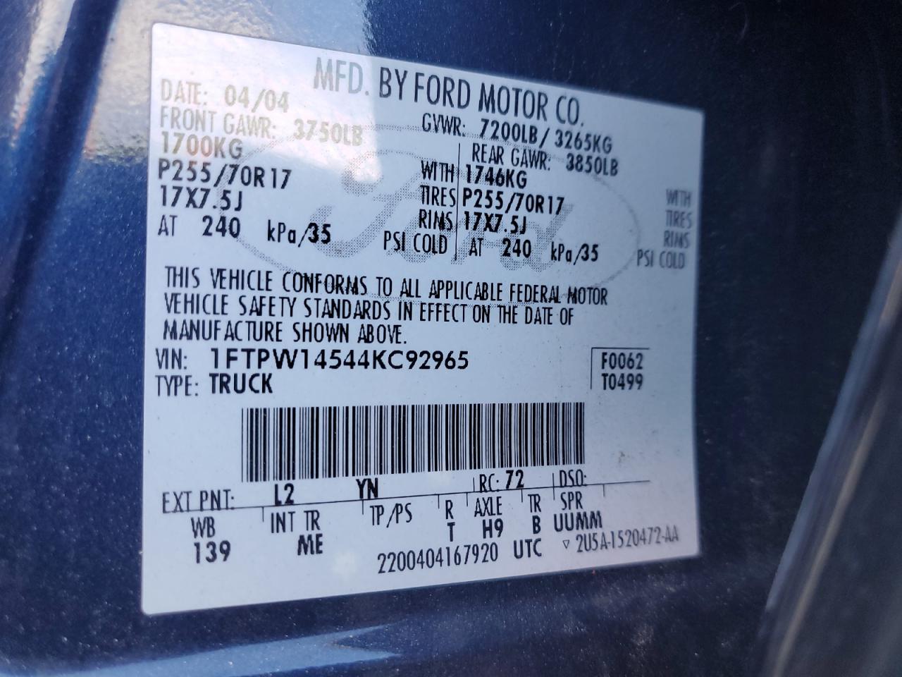 2004 Ford F-150 - Image 12