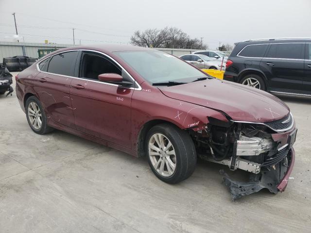 Sedans CHRYSLER 200 2016 Red