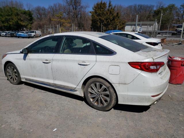  HYUNDAI SONATA 2015 Белый