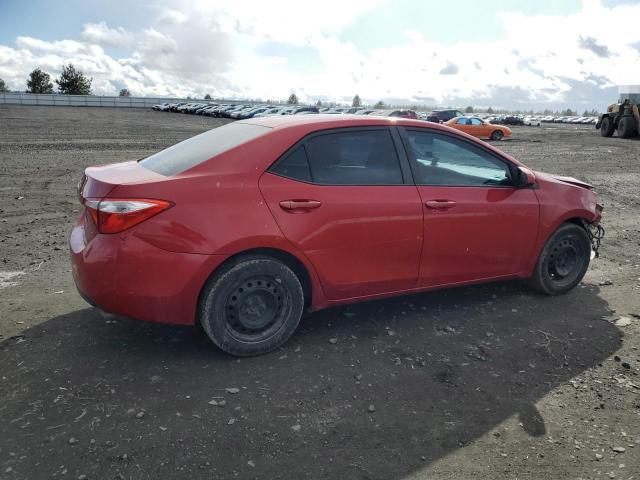  TOYOTA COROLLA 2015 Красный