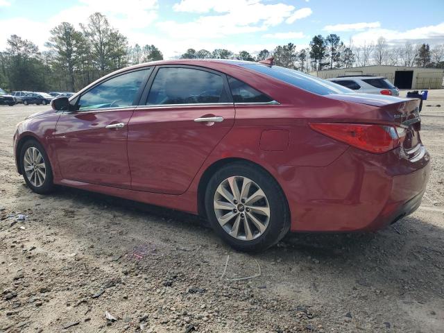  HYUNDAI SONATA 2014 Бургунди