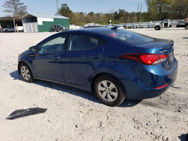 Sedans HYUNDAI ELANTRA 2016 Blue