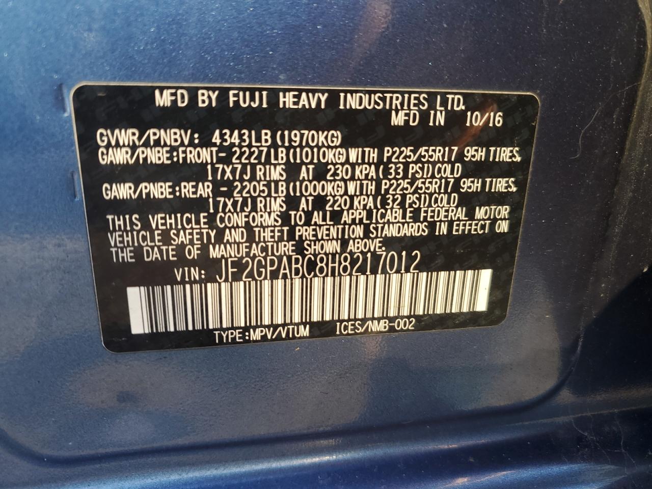 2017 Subaru XV - Image 13