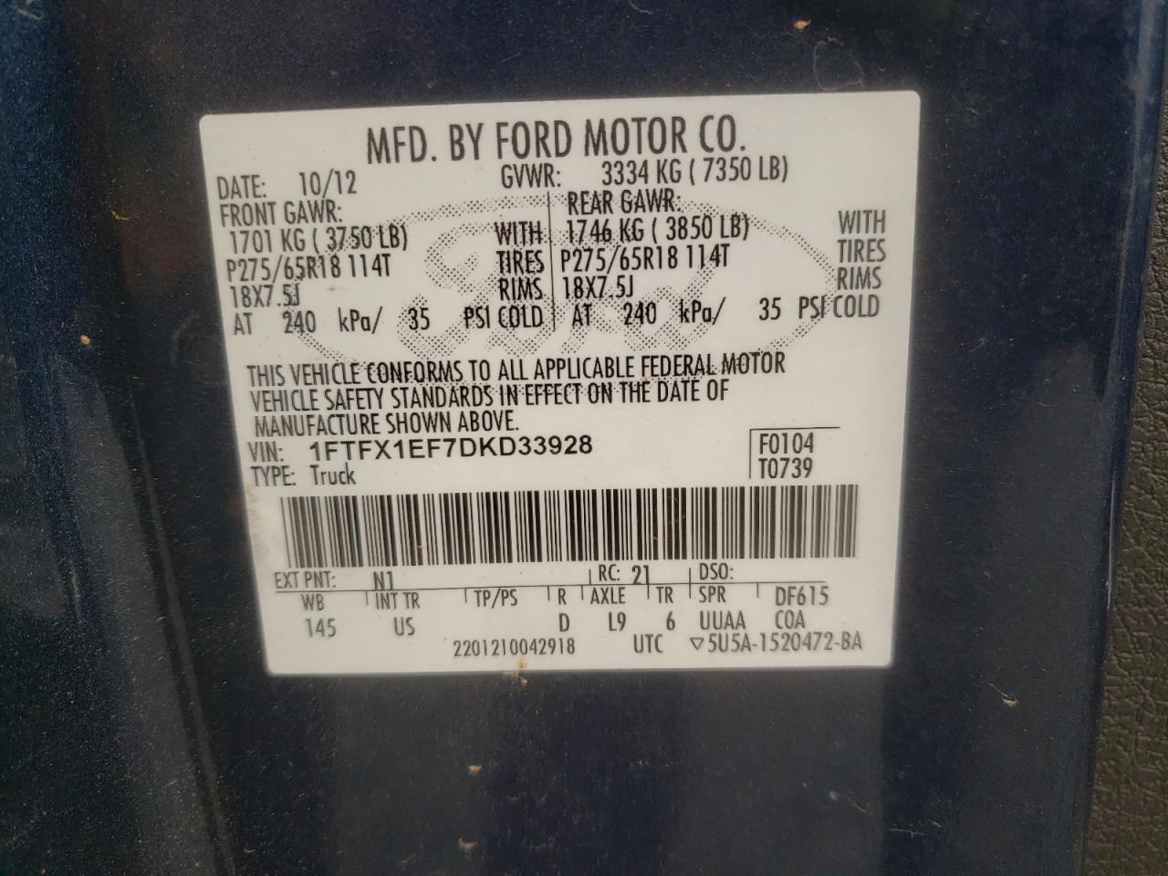 2013 Ford F-150 - Image 12