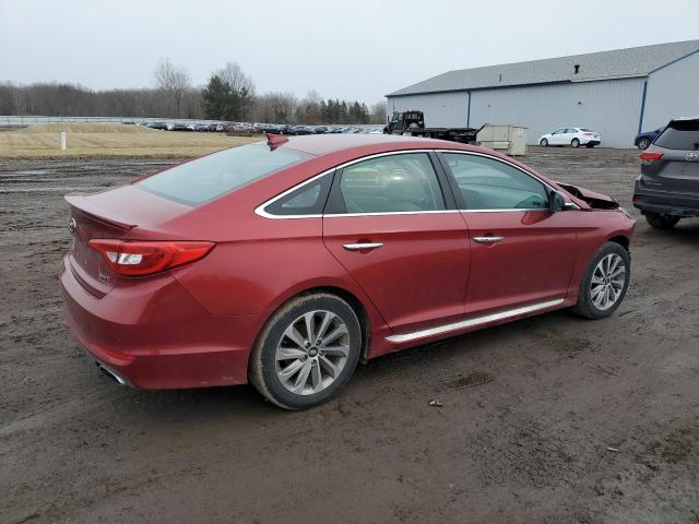  HYUNDAI SONATA 2015 Red