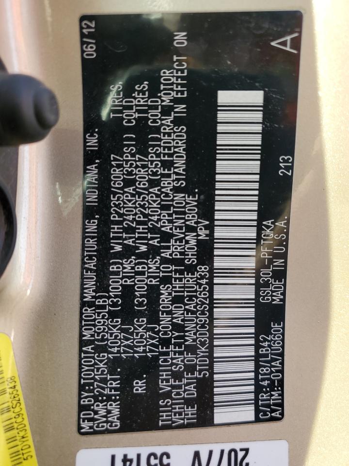 2012 Toyota Sienna - Image 13
