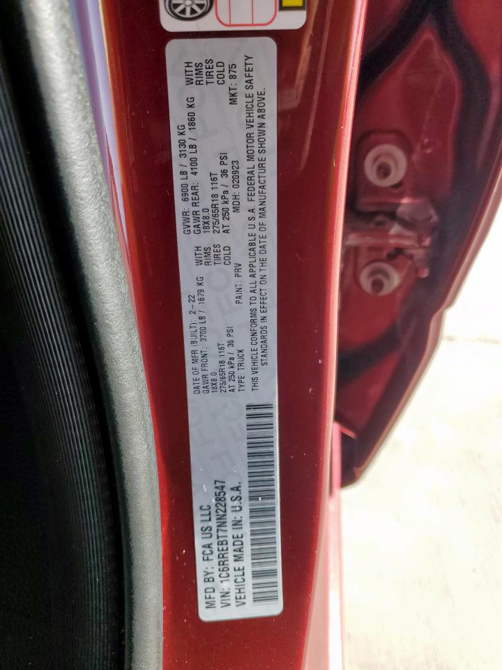 2022 RAM 1500 - Image 12