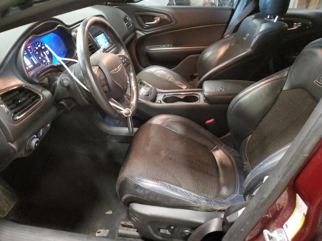  CHRYSLER 200 2015 Burgundy