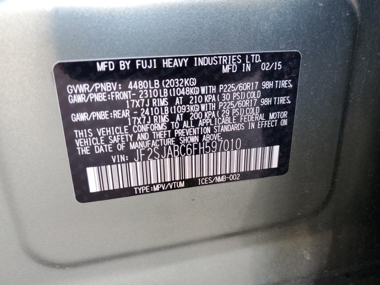 2015 Subaru Forester - Image 12
